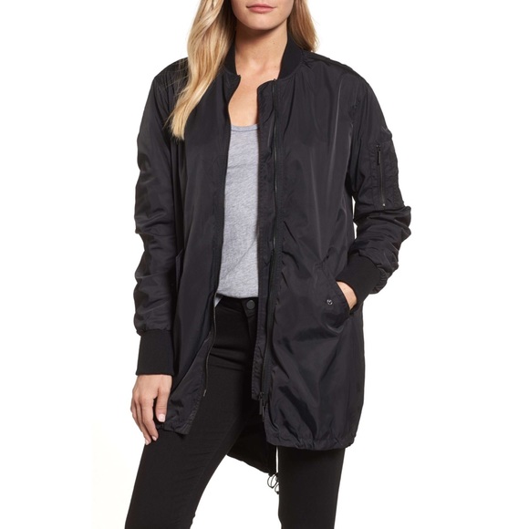 Kenneth Cole Jackets & Blazers - Kenneth Cole Black Bomber Anorak Jacket Small